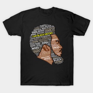 I Am Black History Black Man T-Shirt